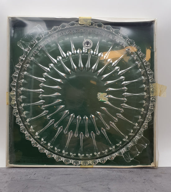 Walther Glas, Sevierplatte, Kuchenplatte, Capri weiss,  Walther Glas Kollektion