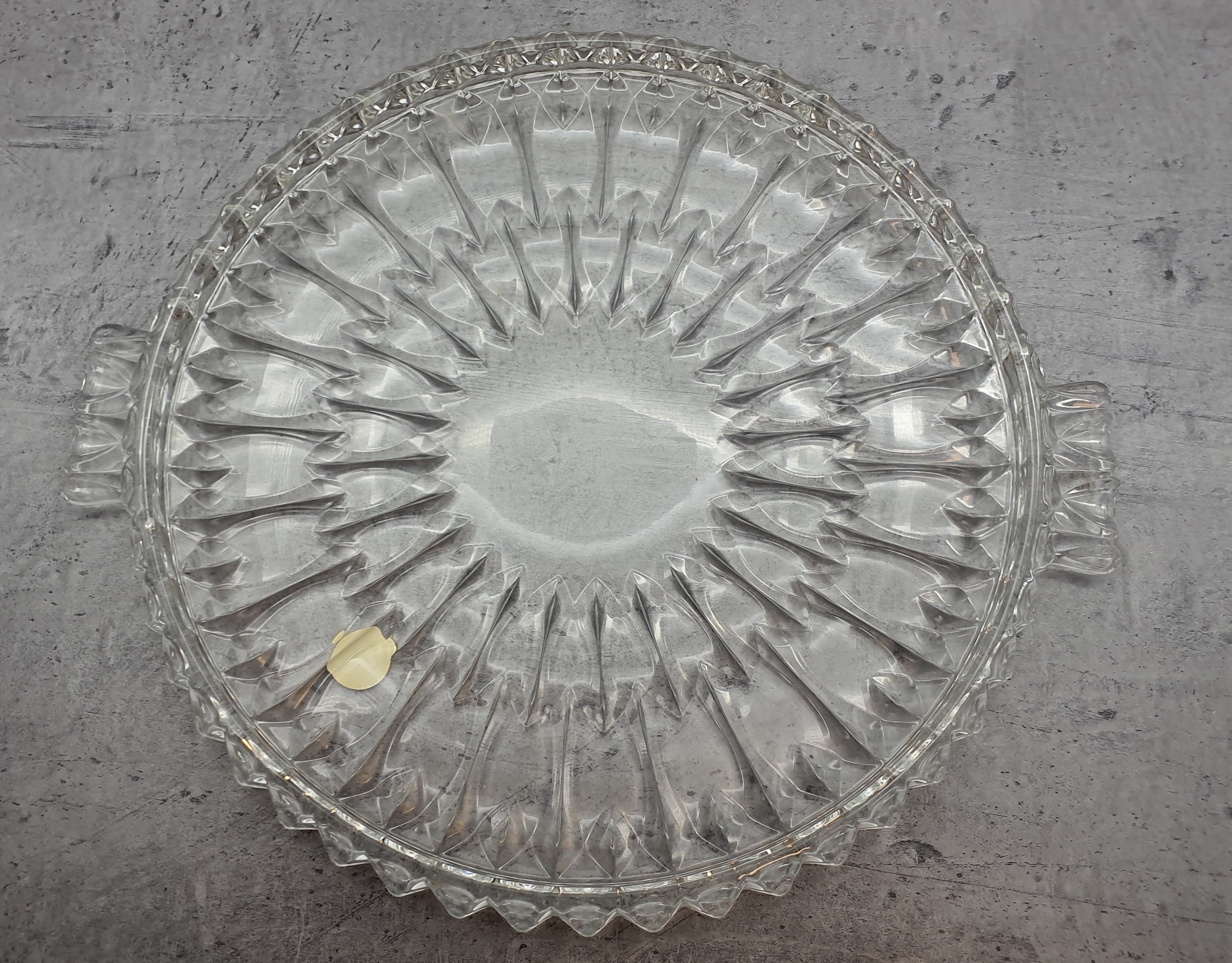 Walther Glas, Sevierplatte, Kuchenplatte, Capri weiss,  Walther Glas Kollektion