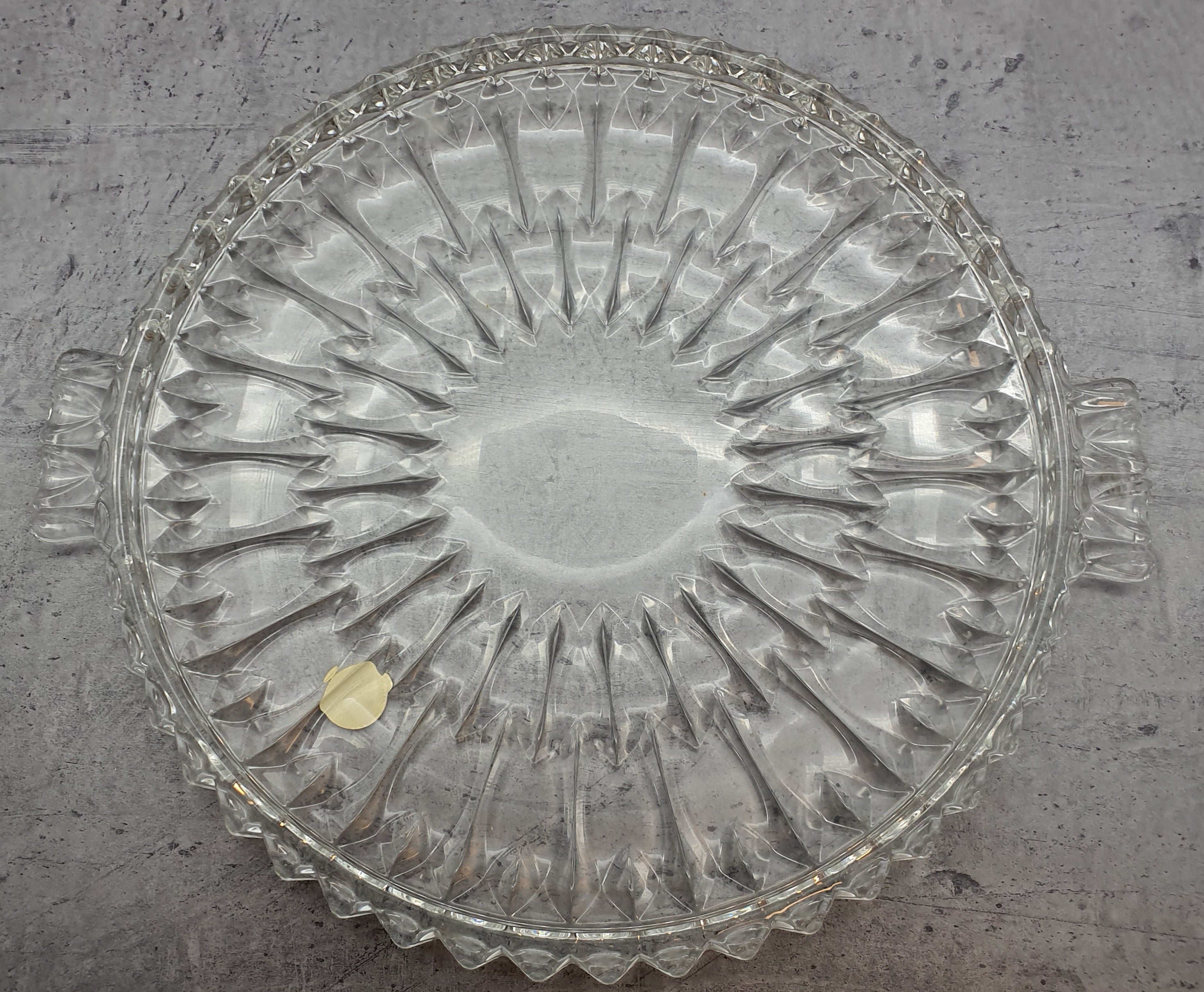 Walther Glas, Sevierplatte, Kuchenplatte, Capri weiss,  Walther Glas Kollektion