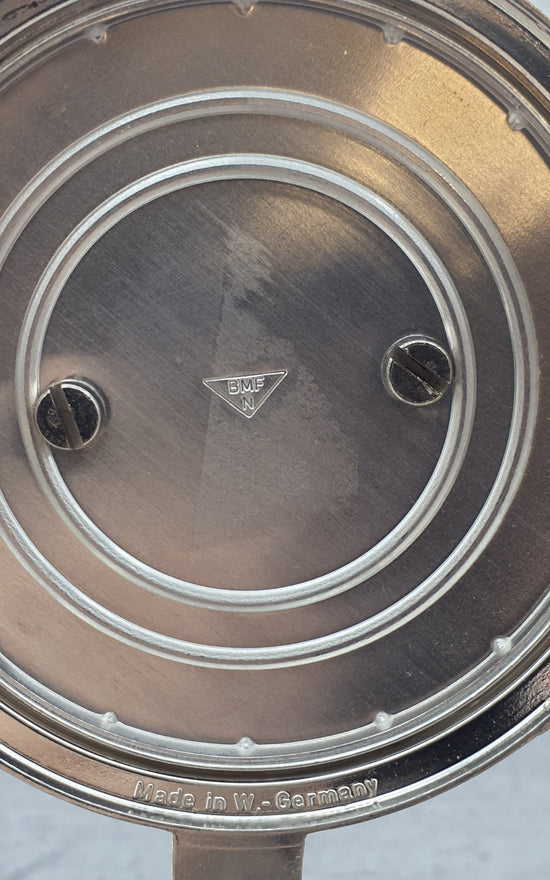 Bierkrug mit Deckel Glaskrug Sammelkrug "Original Radlerseidel" BMF Zinn