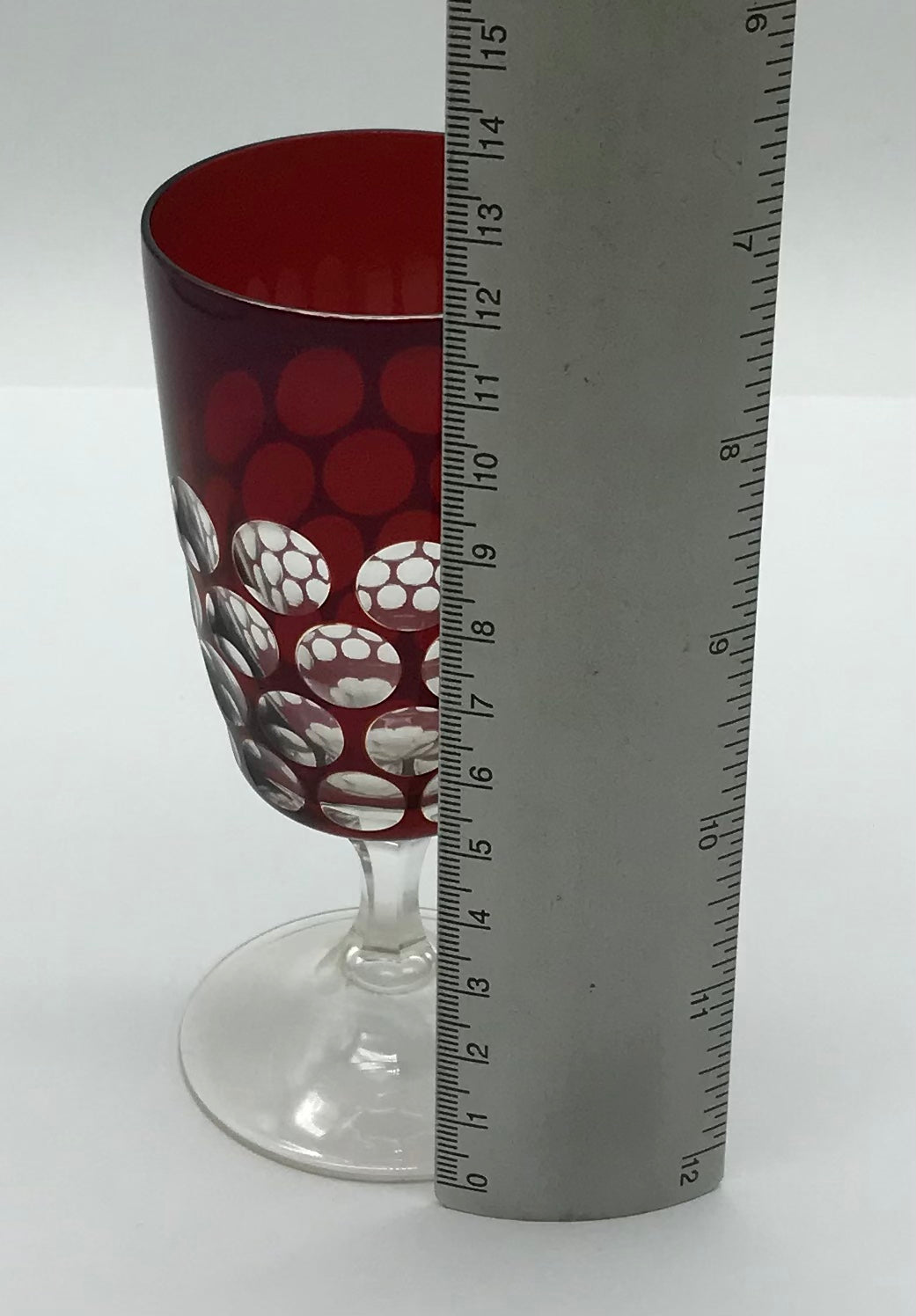 EDZARD Süssweinglas "Bob Rubin", Handgeschliffenen