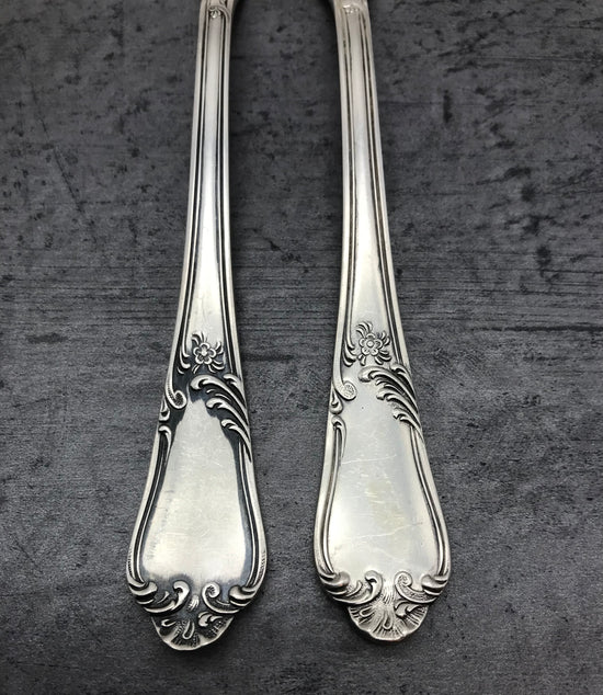 Fischbesteck, 4 Tlg., MFN 100er Silber, 2 Gabeln und 2 Messer