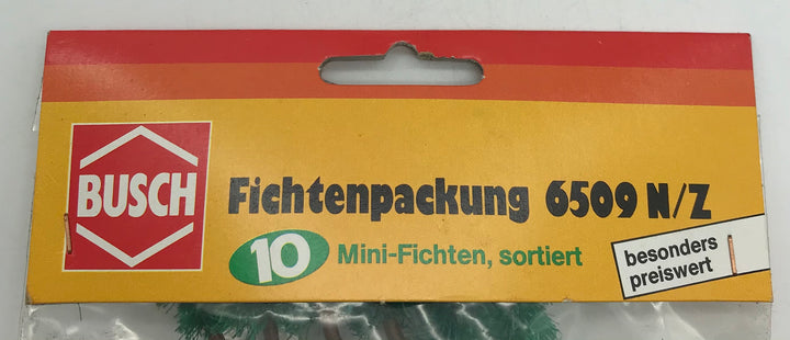 Busch 6509 10 Mini-Fichten, Spur N/Z