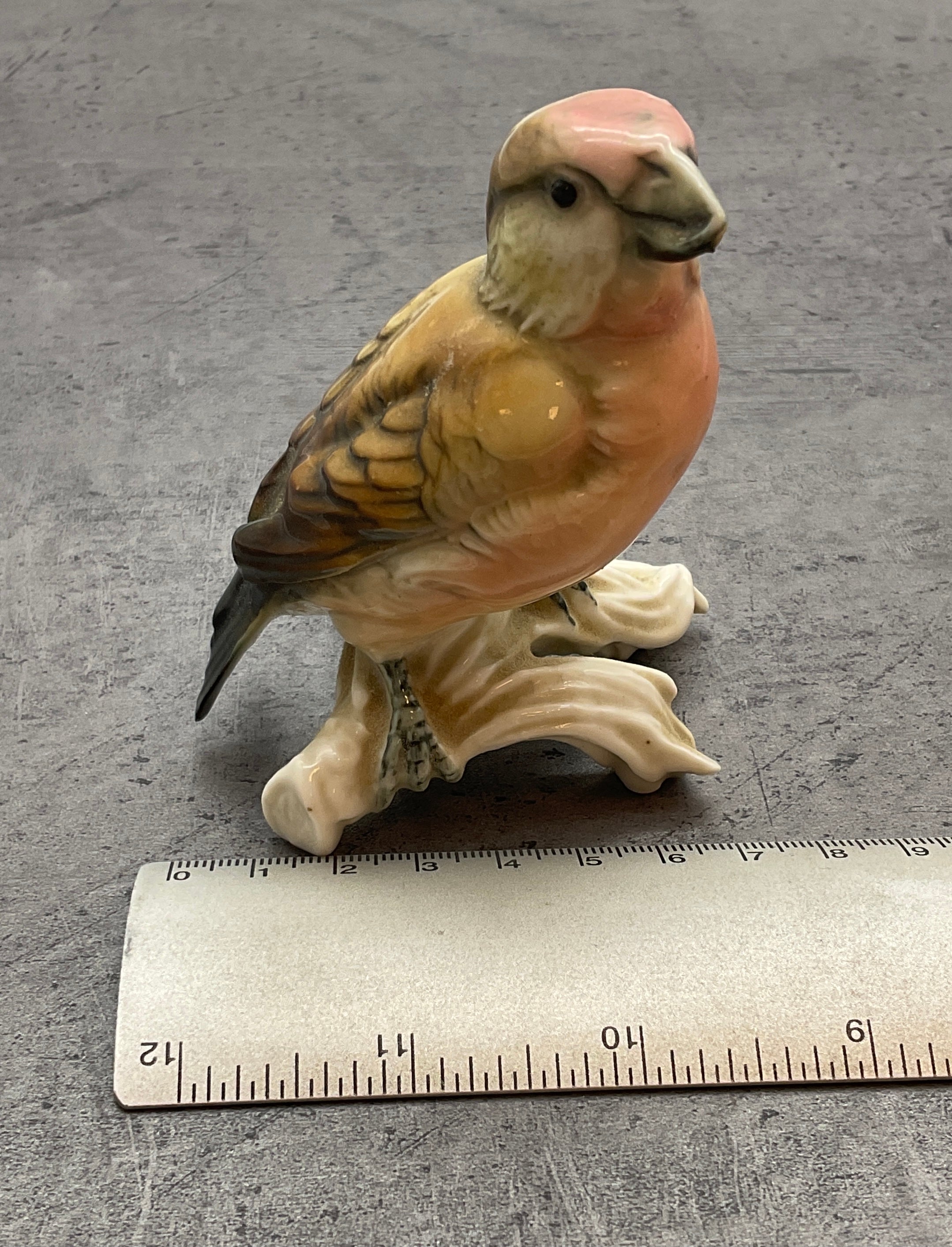 Rotkehlchen Vogel Dekoration Figur, aus Porzellan