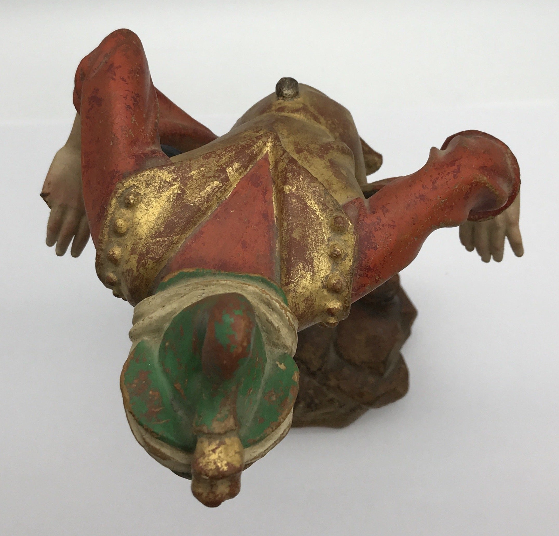 Moriskentänzer Zauberer, Schenna K. Kostner 1980, handgeschnitzt, 35,5cm hoch