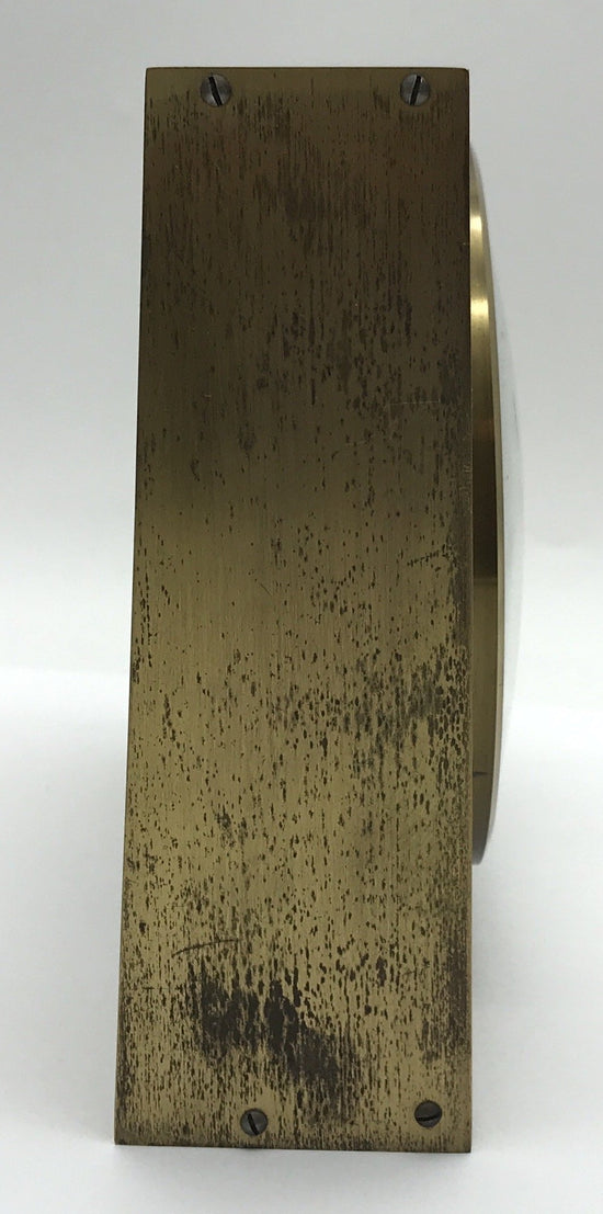 Ducado Electro Tischuhr Messing Batteriewerk Vintage