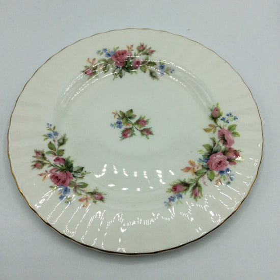 Royal Albert MOSS ROSE Kaffeegedeck 3tlg. Sammeltasse Bone China England