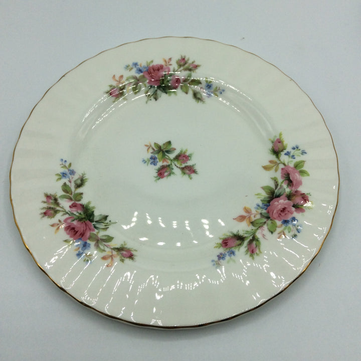 Royal Albert MOSS ROSE Kaffeegedeck 3tlg. Sammeltasse Bone China England