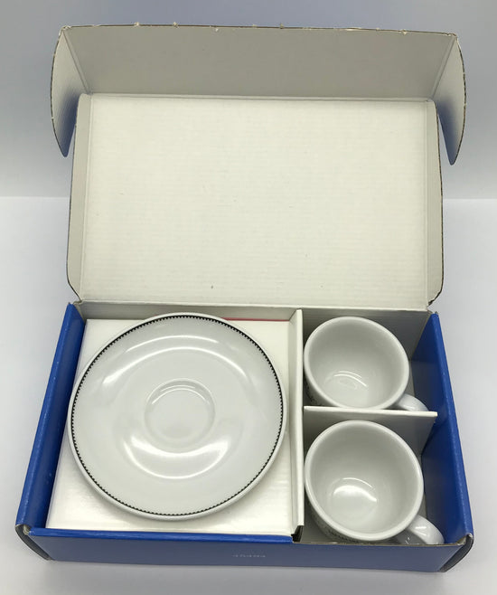 Seltmann Weiden, 2 Espressotassen mit Untertassen, modernes Design