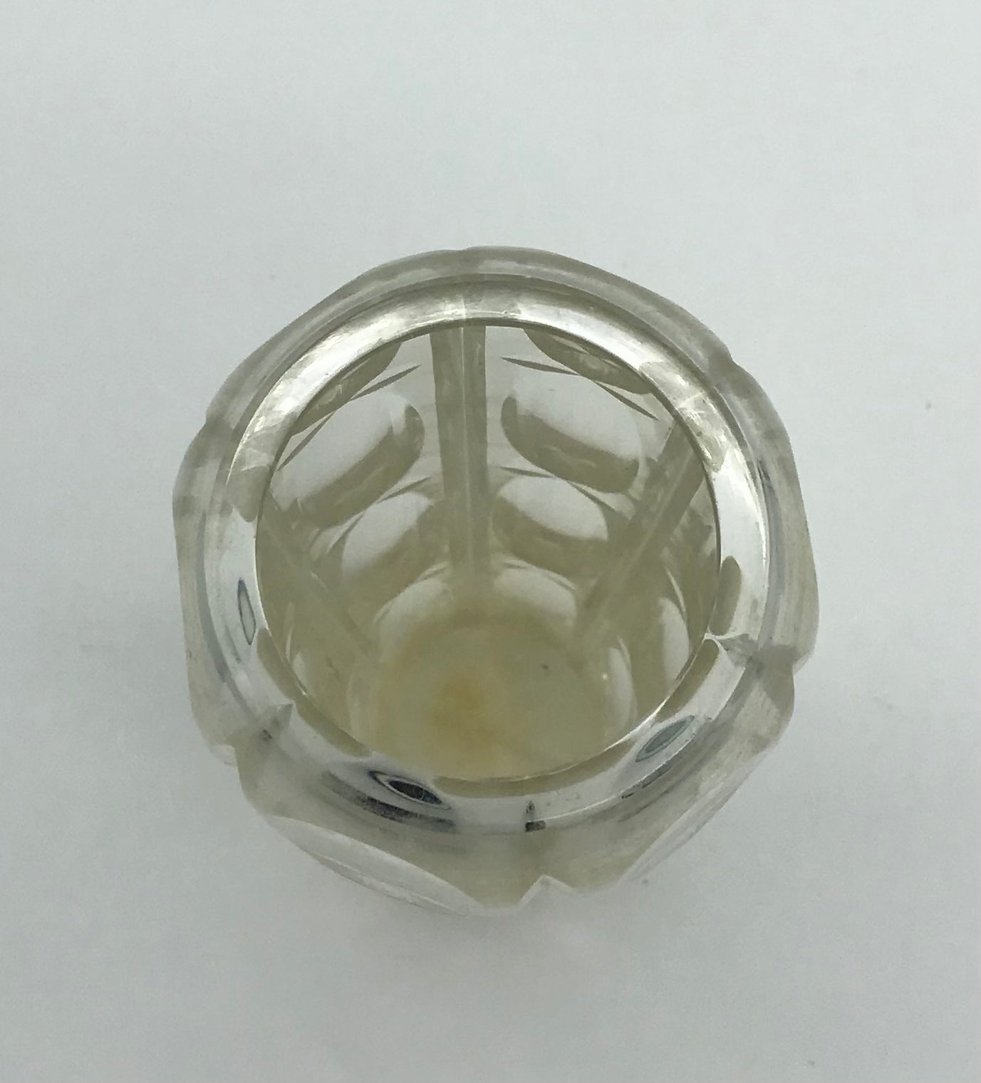 Kristall Bleikristall Vase Höhe 18 cm, handgeschliffen