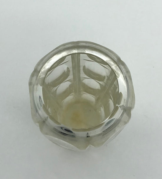 Kristall Bleikristall Vase Höhe 18 cm, handgeschliffen