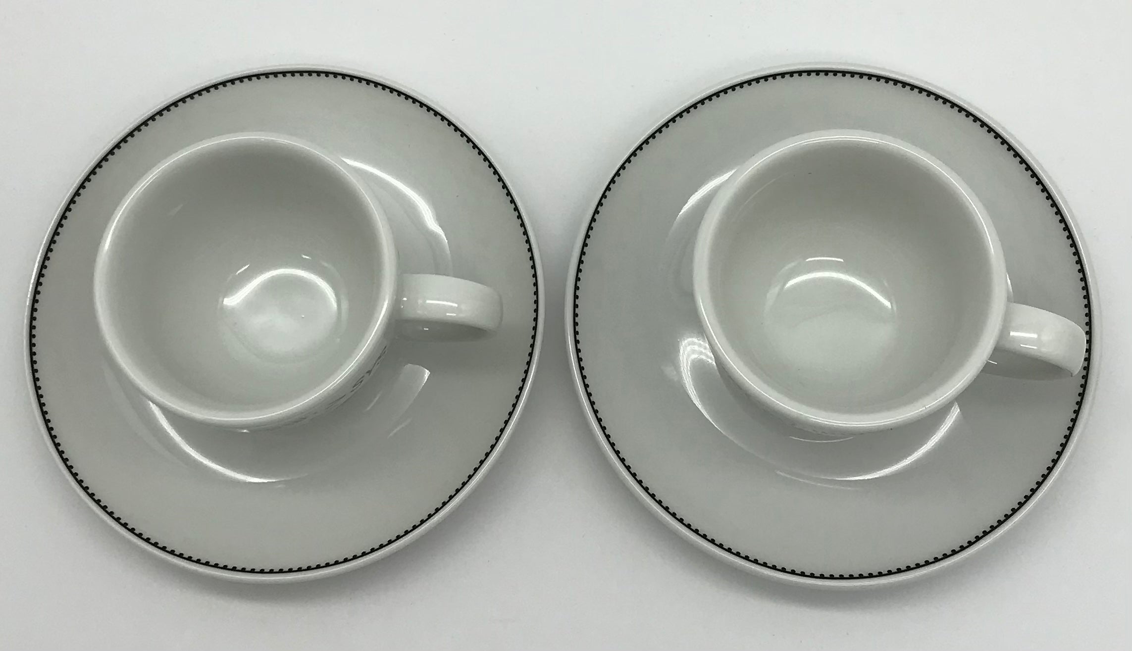 Seltmann Weiden, 2 Espressotassen mit Untertassen, modernes Design