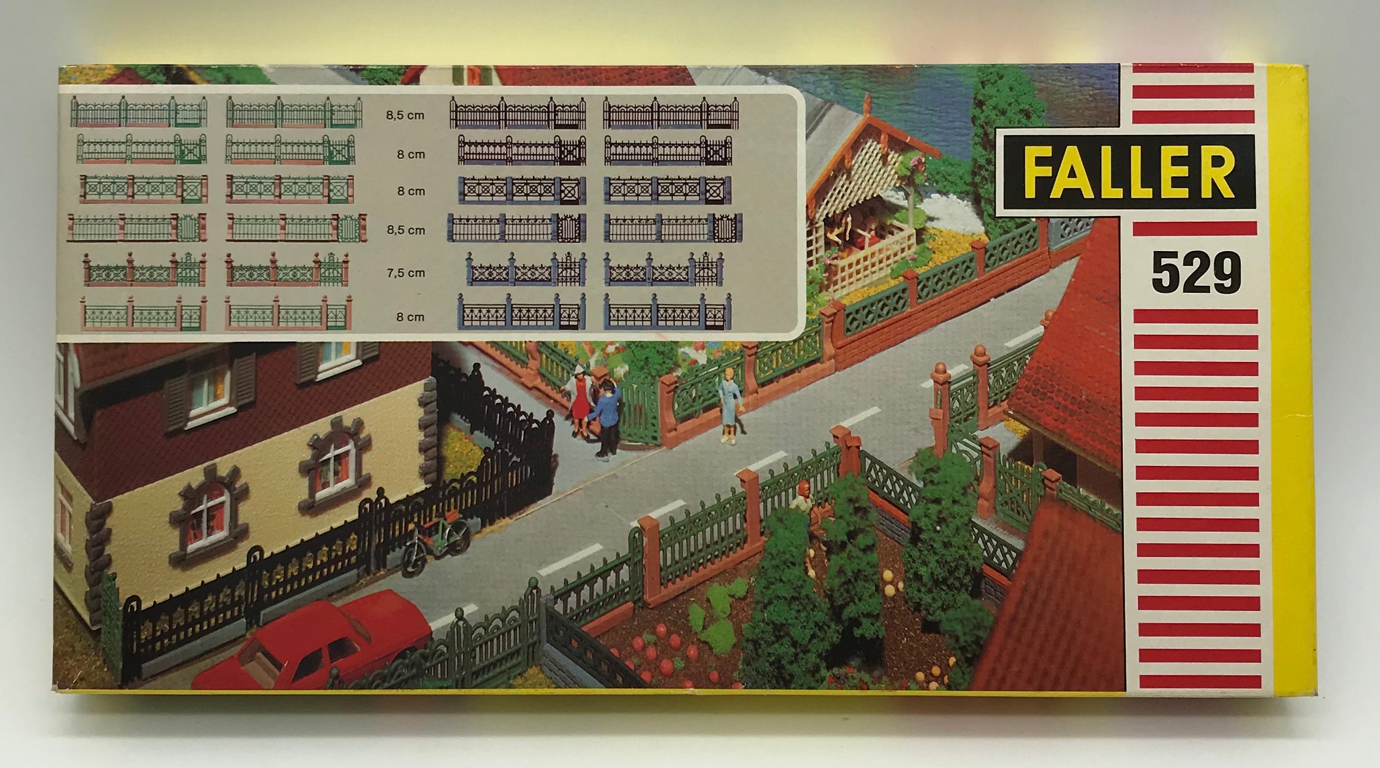 FALLER 529 H0 Bausatz Eisenzäune / Zaunsortiment