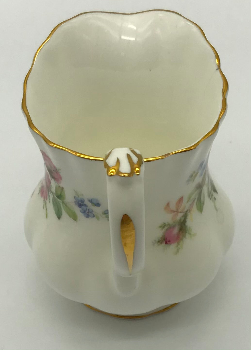 2 x  Royal Albert-Porzellan-Bone China-England-Moss Rose, Milchkännchen