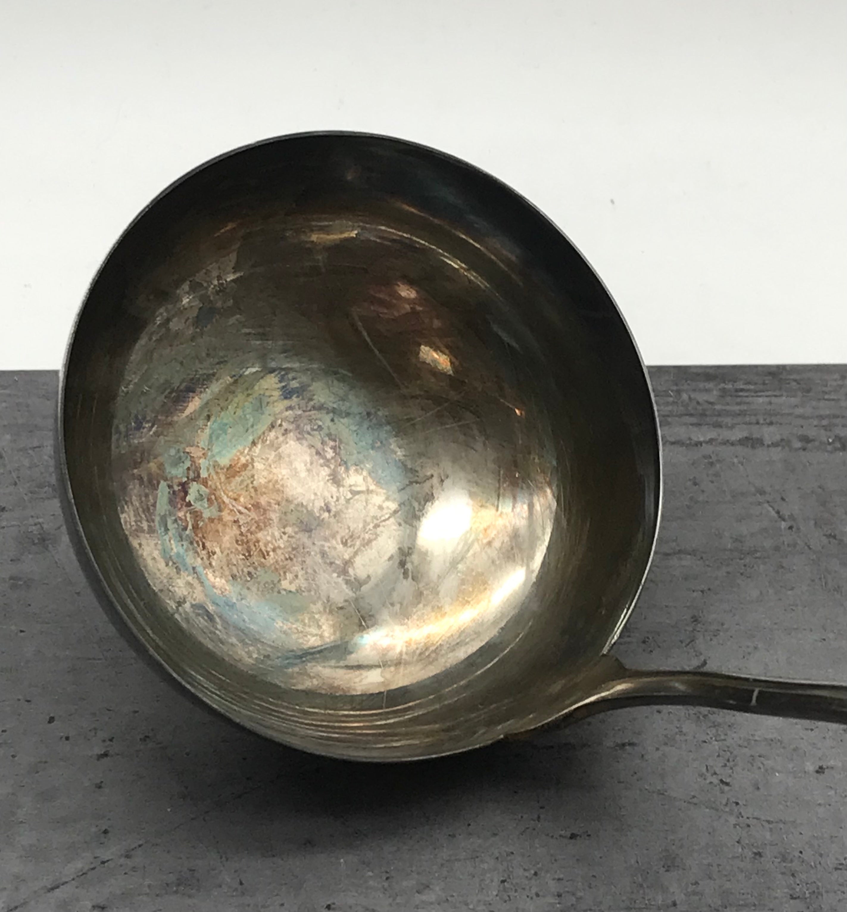 Suppenkelle, 90er Silber, Silber