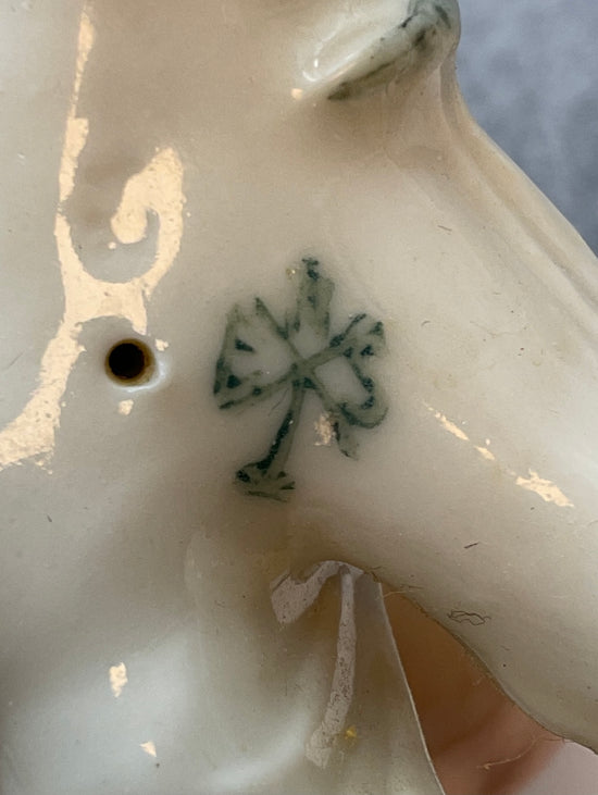 Rotkehlchen Vogel Dekoration Figur, aus Porzellan