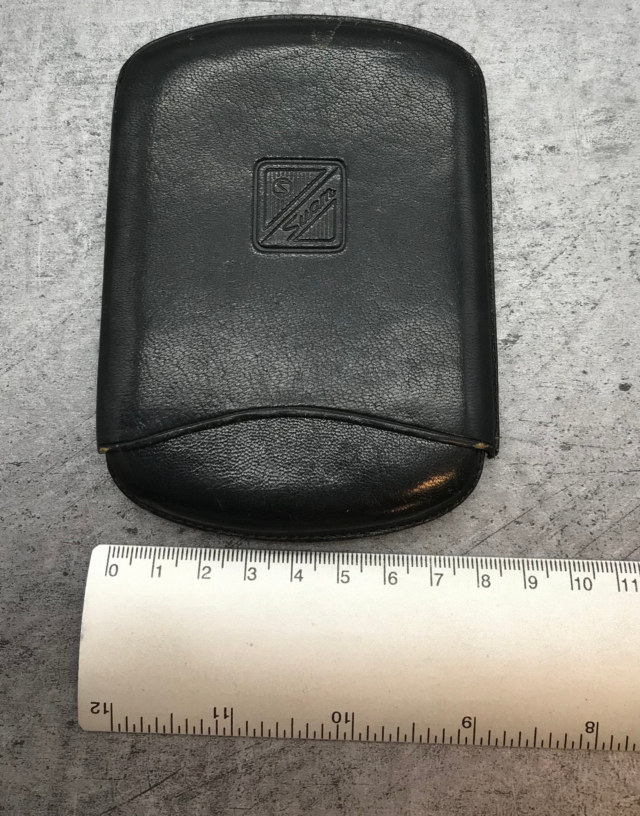 Zigaretten Etui. Zigaretten Box, Schwarz, Suan