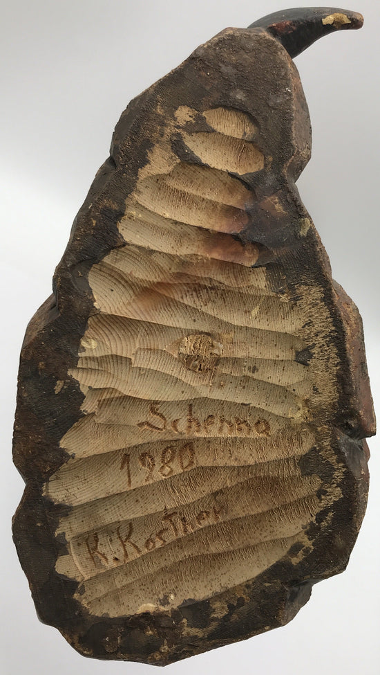 Moriskentänzer Jüngling, Schenna K. Kostner 1980, handgeschnitzt, 32,5cm hoch