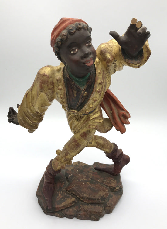 Moriskentänzer, Schenna K. Kostner 1981, handgeschnitzt, 36 cm hoch