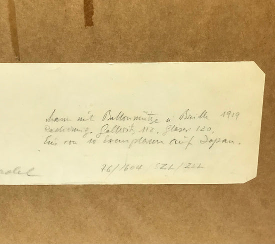 Max Beckmann ein Selbstporträt in Kaltnadeltechnik