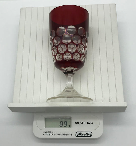 EDZARD Süssweinglas "Bob Rubin", Handgeschliffenen