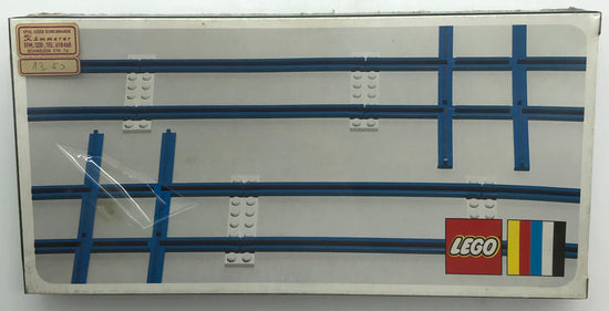 LEGO Eisenbahn Set 155 Blaue Schienen Kreuzungen
