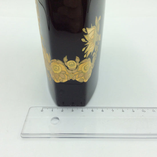 Rosenthal Vase von Bjørn Wiinblad Porcelaine Noire Höhe ca. 17cm