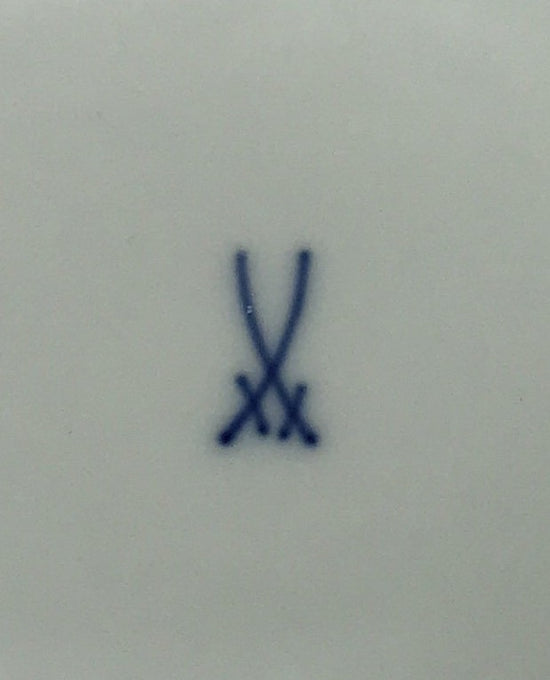 Meissen Wandteller Wall Plate Städteteller Dresden Stadtansicht Elbe Goldrand