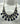 Statement Kette, Modeschmuck, königsblau, silber und rotfarbend, Tropfenform