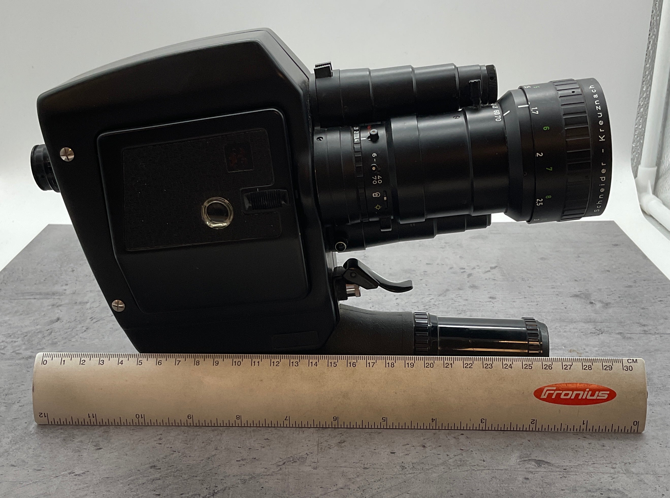 Beaulieu 5008S Super 8 Cine Camera with Angenieux Zoom 1.2/6-80mm