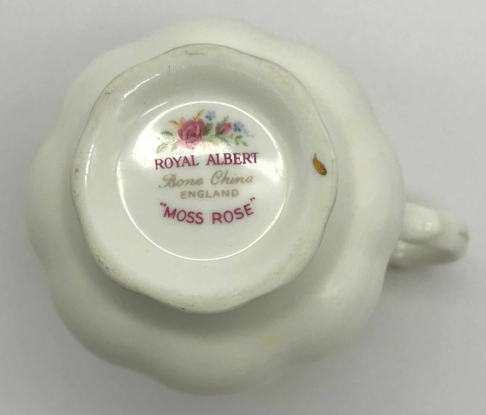 2 x  Royal Albert-Porzellan-Bone China-England-Moss Rose, Milchkännchen