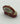 Limoges France Peint Main, Porzellan Pillendose, rot, Blumendecor