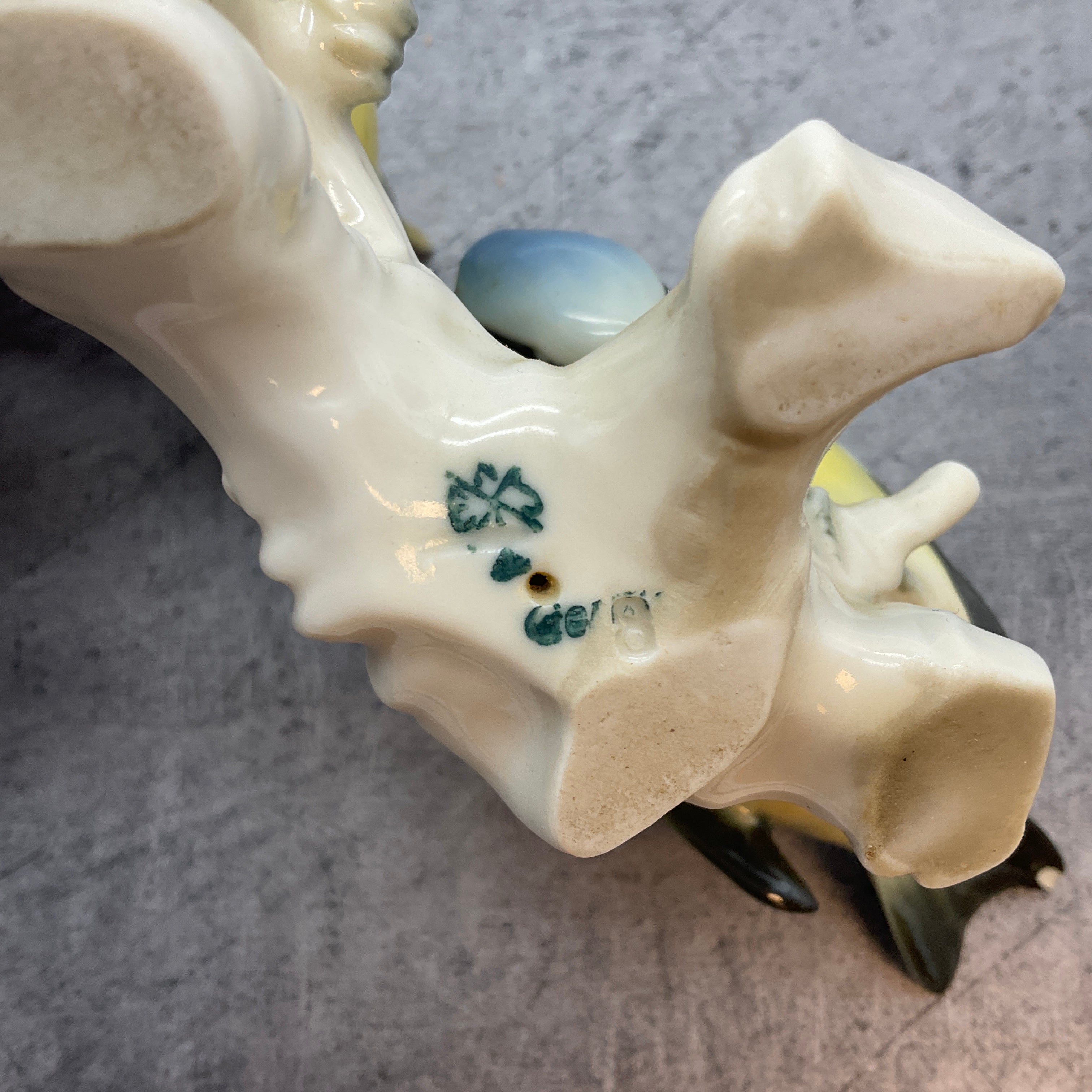 2 Meisen aus Porzellan, Vogel Dekoration Figur, Porzellan