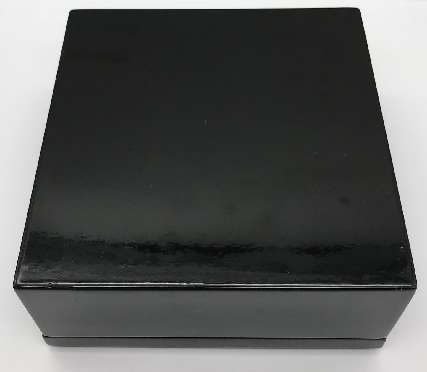 Schmuckkästchen schwarz Lack mit Perlmutt Blume