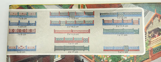 Faller Zaunsortiment, Nr. 528, H0,