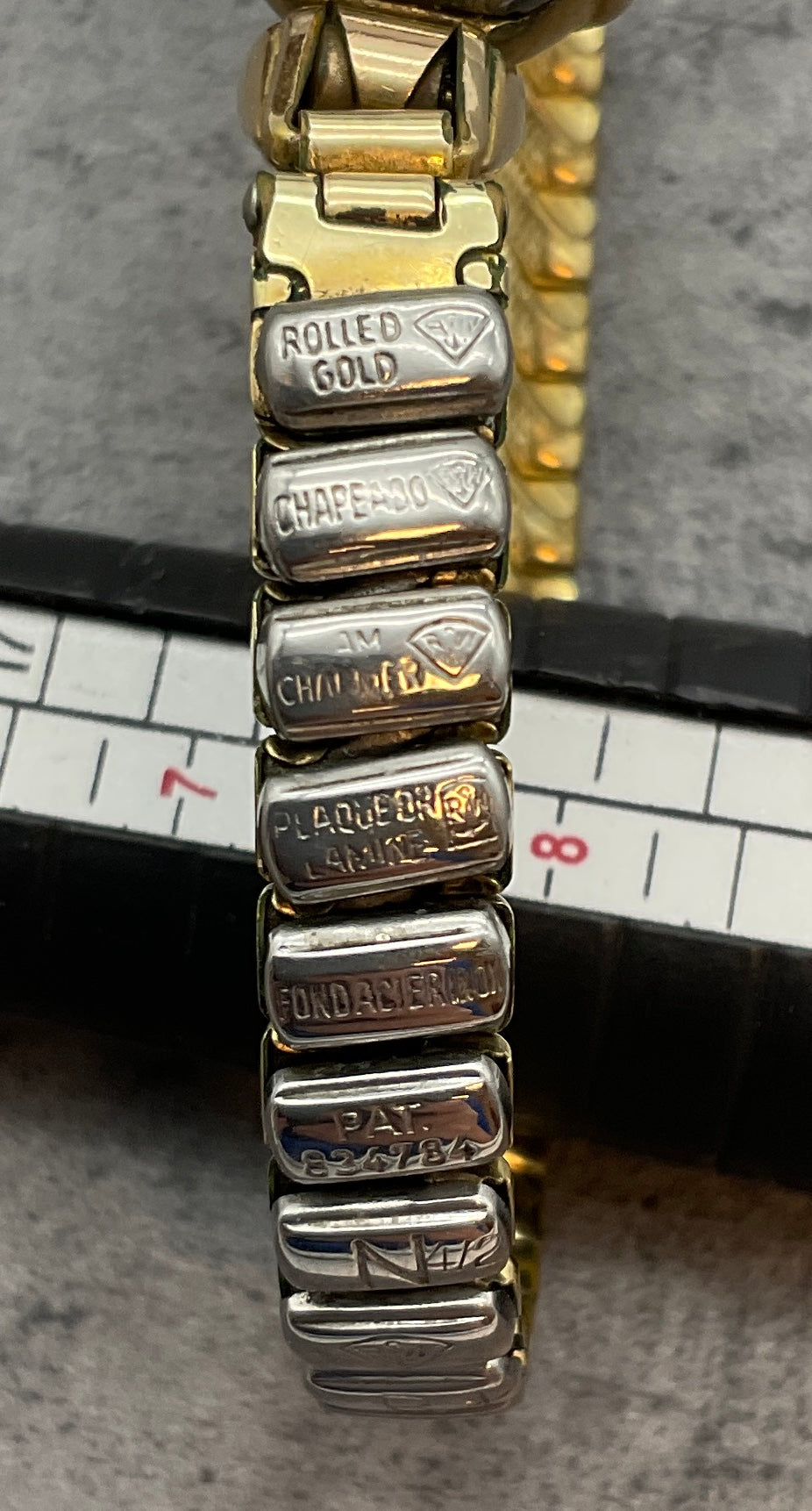 Exquisit, 17 Jewels, Damenuhr mit Flexband,