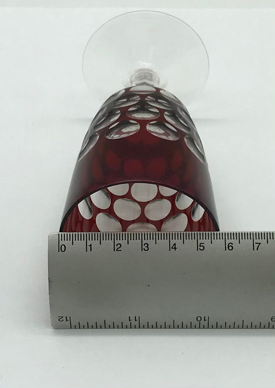 EDZARD Süssweinglas "Bob Rubin", Handgeschliffenen