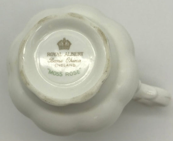 2 x  Royal Albert-Porzellan-Bone China-England-Moss Rose, Milchkännchen