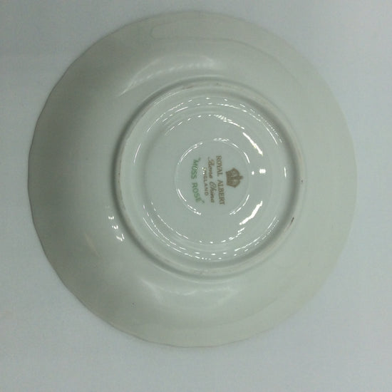 Royal Albert MOSS ROSE Kaffeegedeck 3tlg. Sammeltasse Bone China England