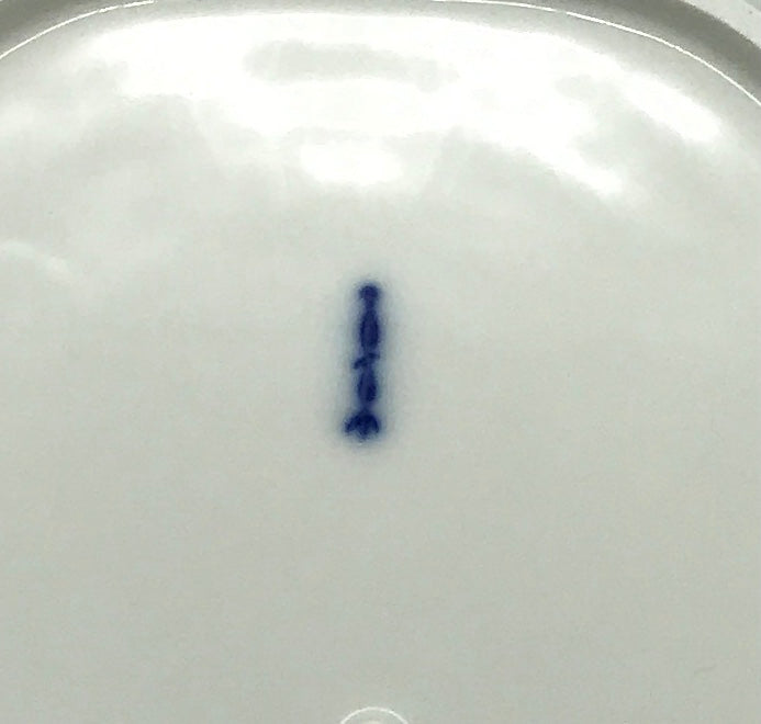 Blattschale - Porzellan weiß, KPM Berlin, Servier Schale