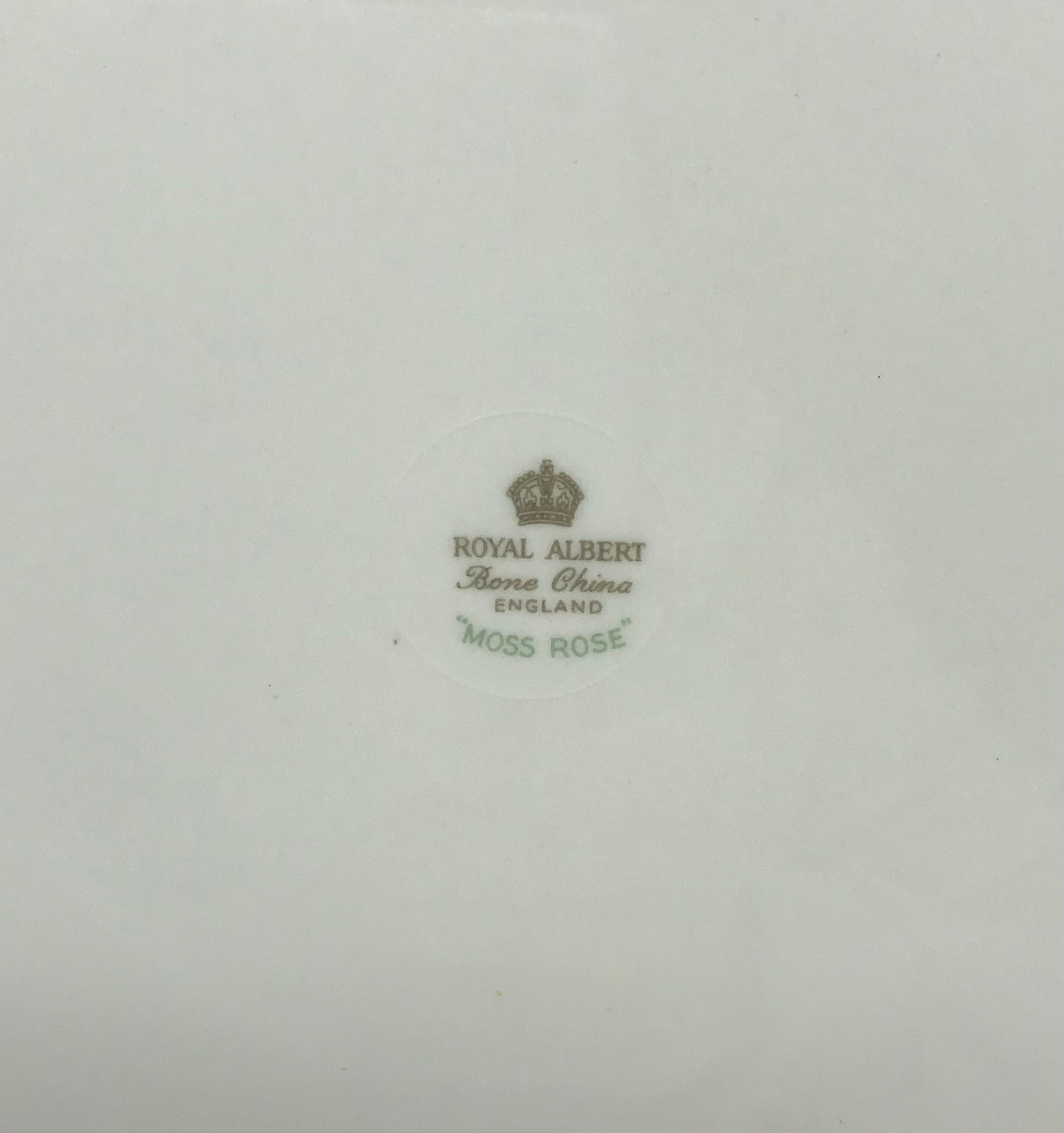 Royal Albert Moss Rose Bone China Goldrand Kuchenplatte Servierplatte