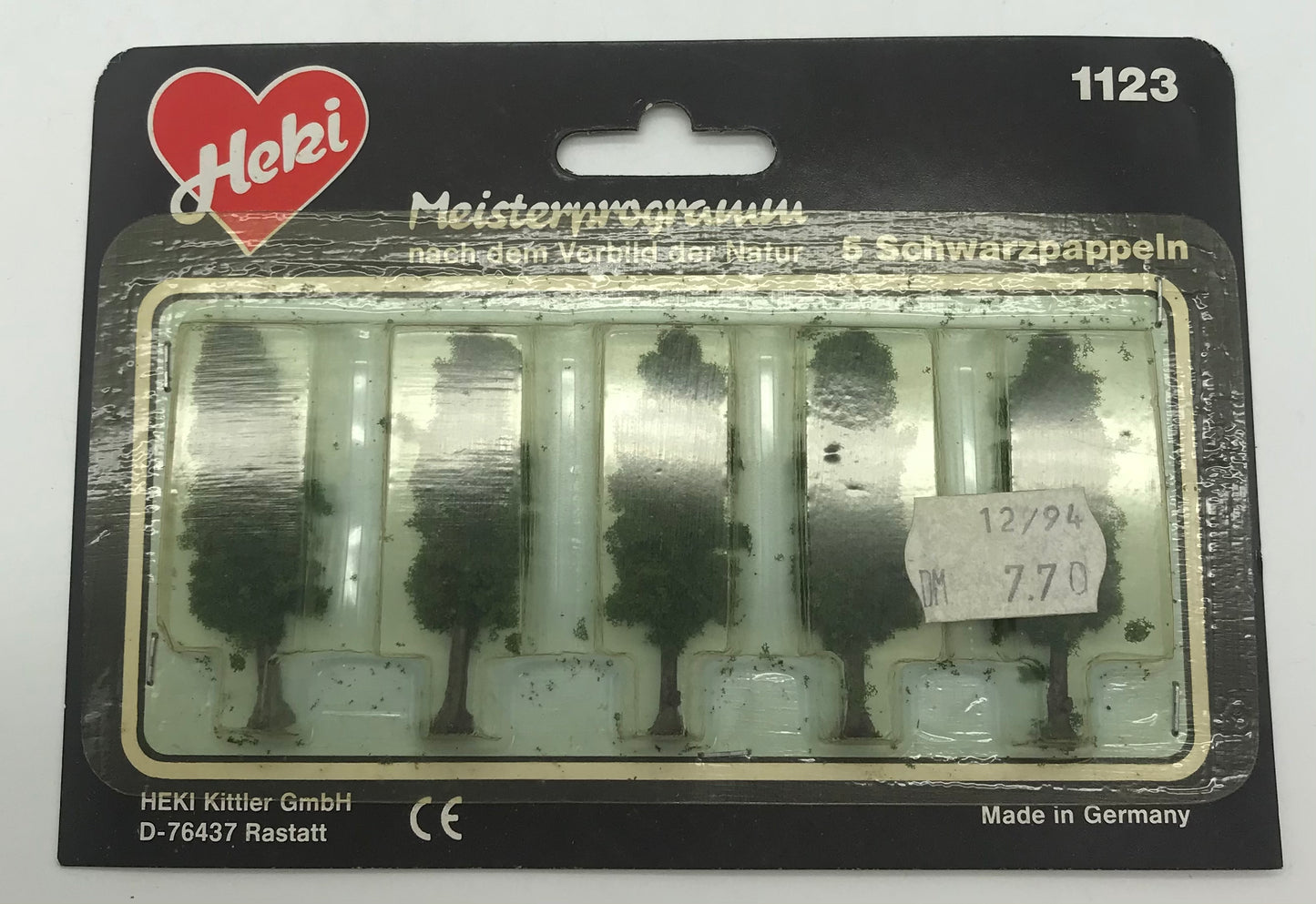 KONVOLUT Heki 3 x 1123, 1180 & 3x 1138 Bäume, Birken, etc.