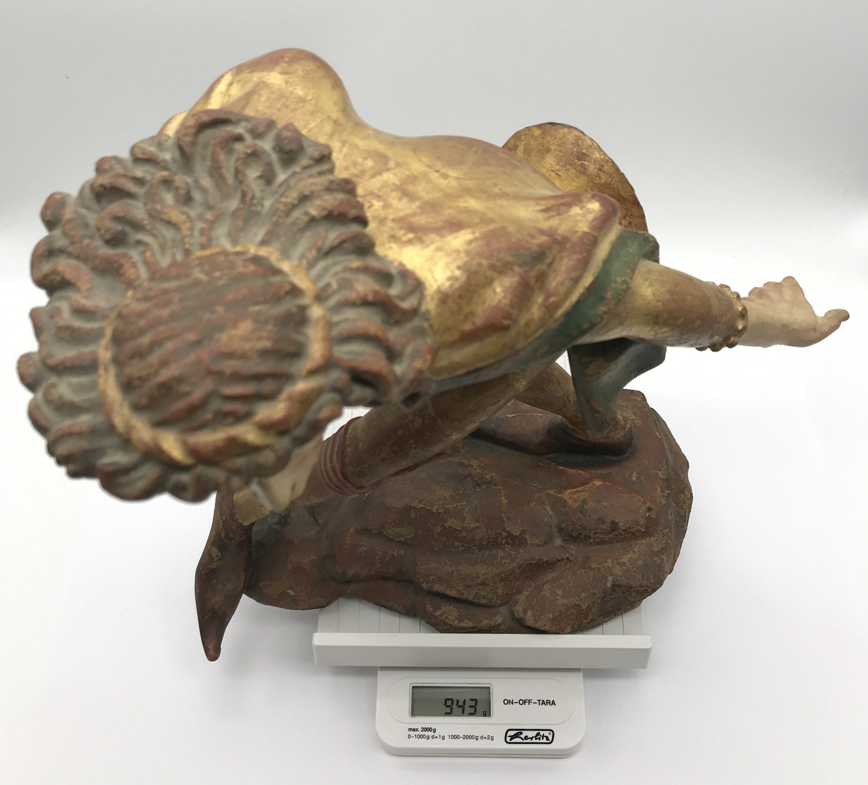 Moriskentänzer Jüngling, Schenna K. Kostner 1980, handgeschnitzt, 32,5cm hoch