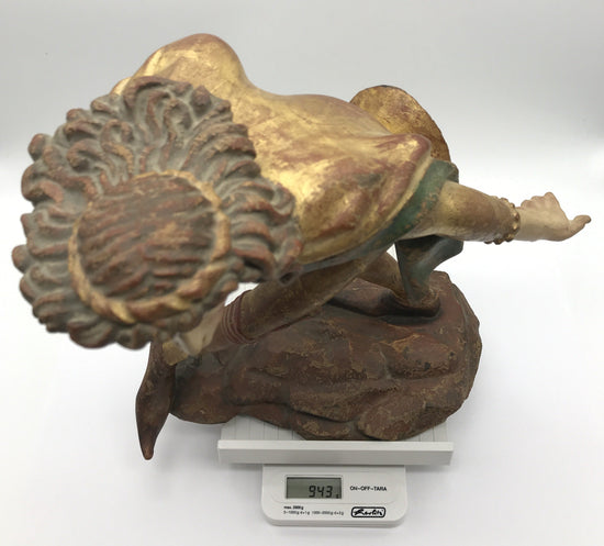 Moriskentänzer Jüngling, Schenna K. Kostner 1980, handgeschnitzt, 32,5cm hoch