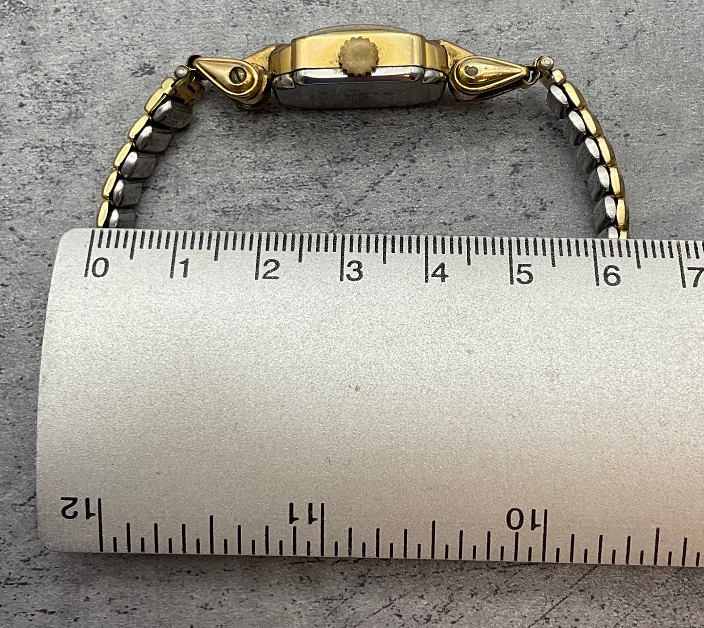 Exquisit, 17 Jewels, Damenuhr mit Flexband,
