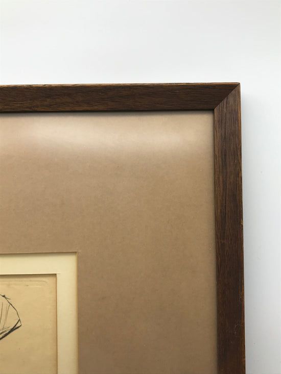 Max Beckmann ein Selbstporträt in Kaltnadeltechnik