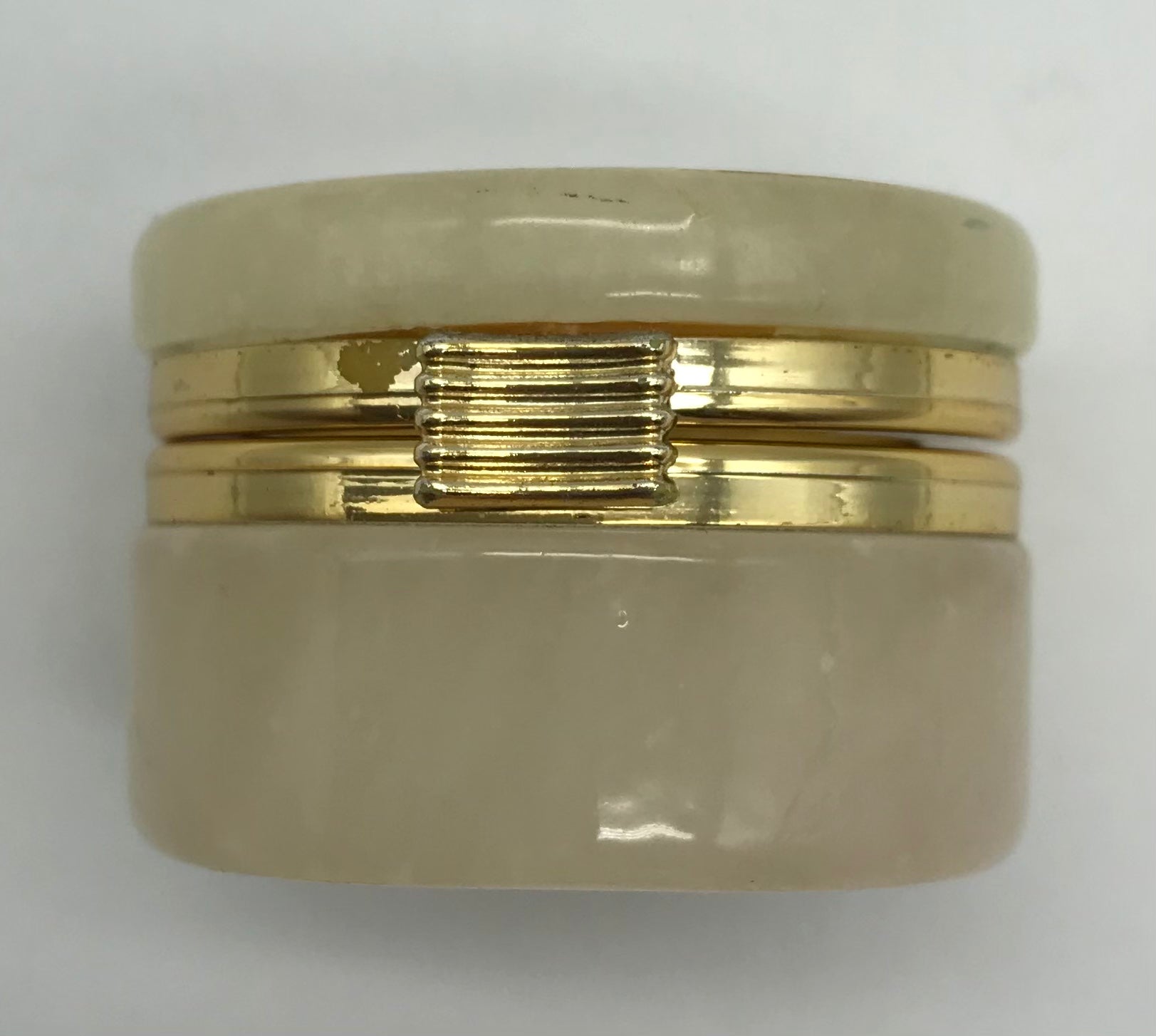 Genuine ALABASTER, handgemachte italienische Pillendose, Pillen Box