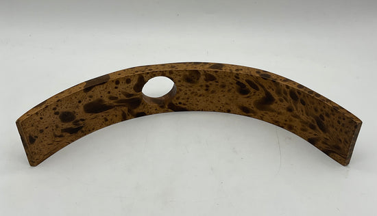 Weinflaschenhalter aus hellem geflecktem Holz, Flaschen Ständer,