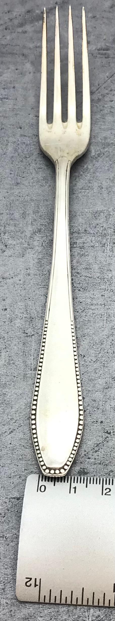 Besteck, Gabeln, 9 Stk. 60er versilbert
