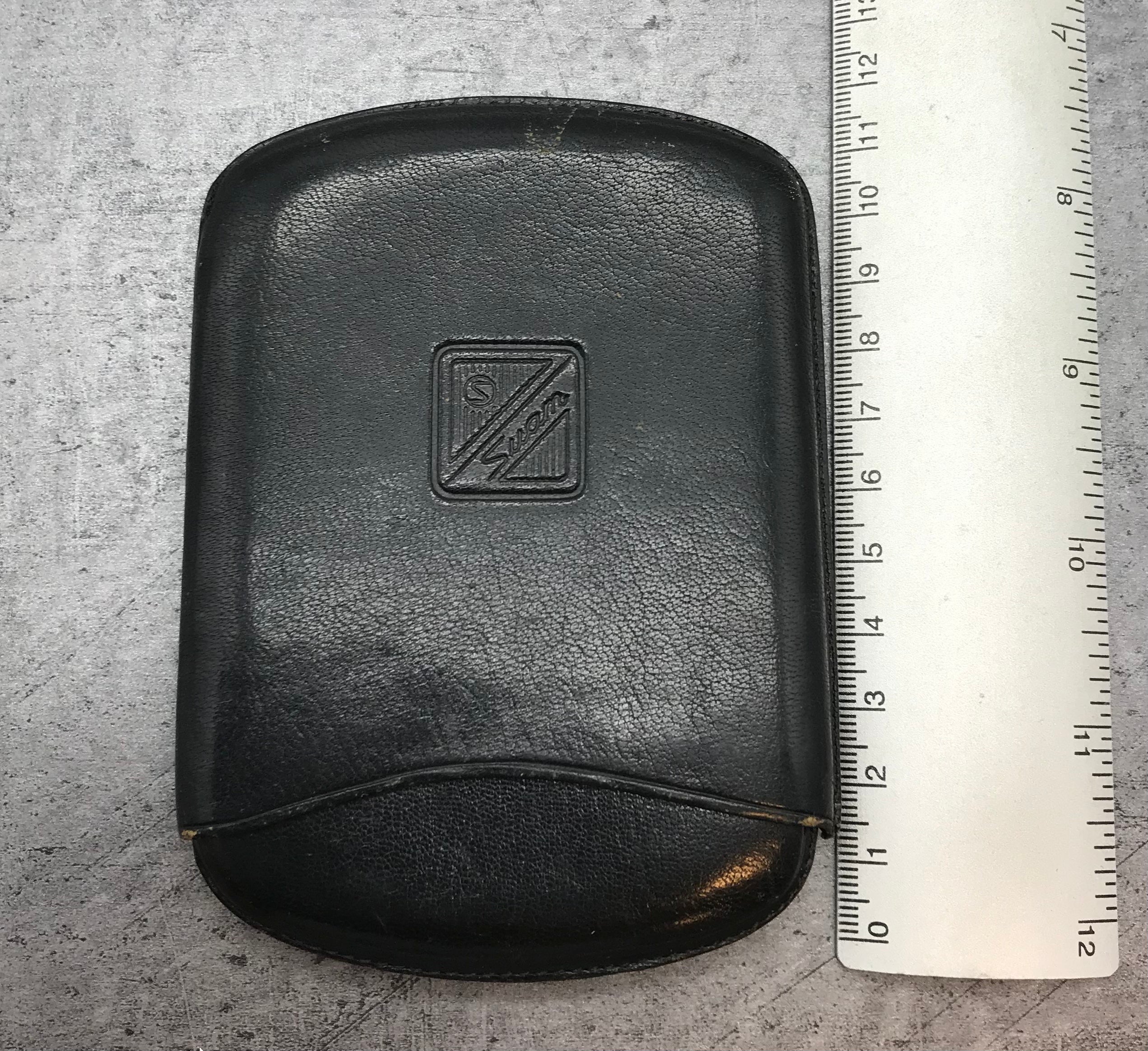 Zigaretten Etui. Zigaretten Box, Schwarz, Suan